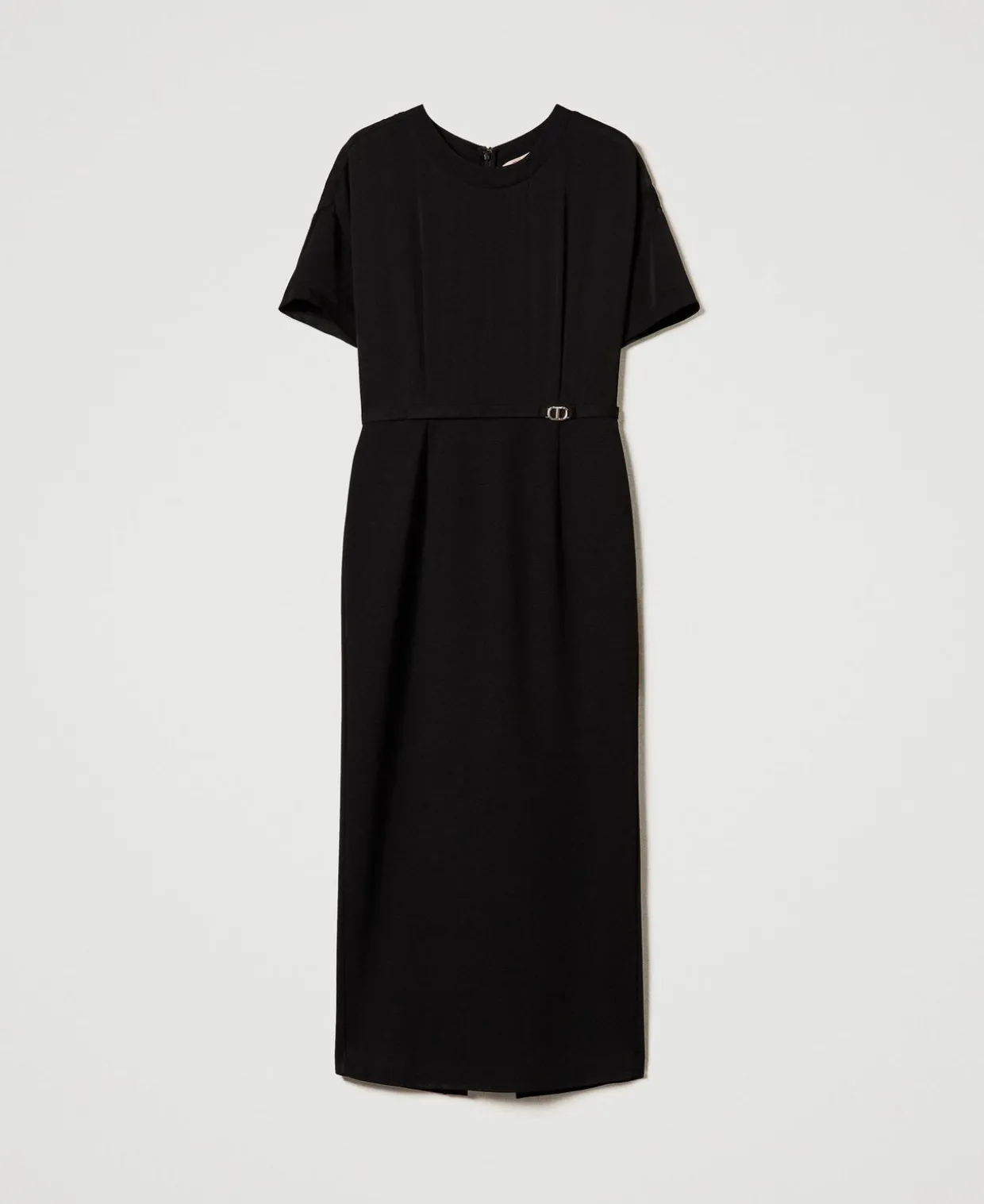 Midikleid Mit „Oval T“-Gürtel