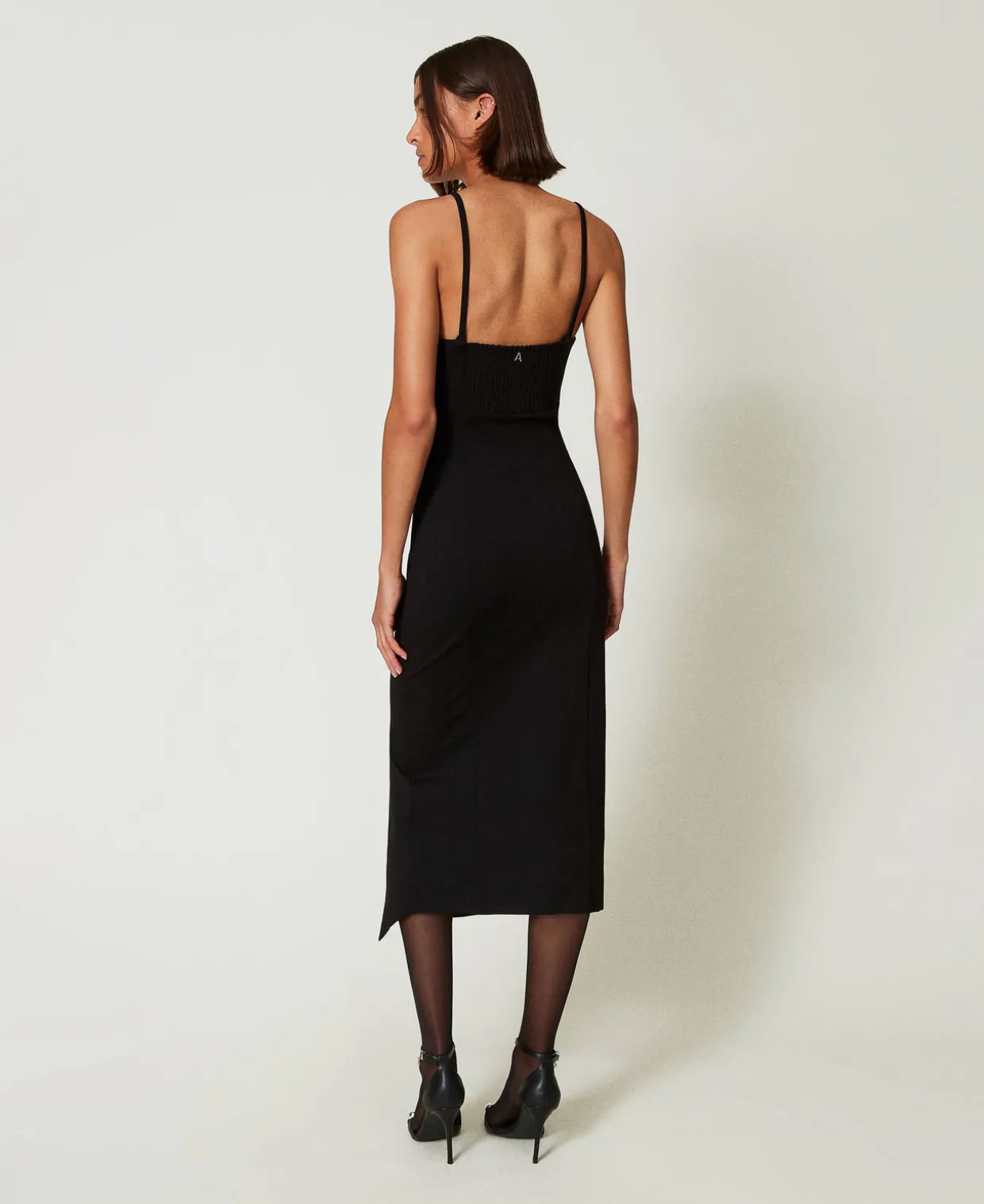 Midikleid Mit Schlitz