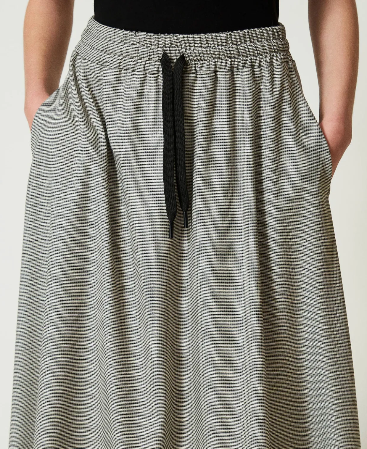 Midirock Mit Hahnentrittmuster