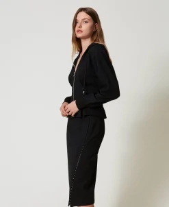 Midirock Mit Zierhäkchen