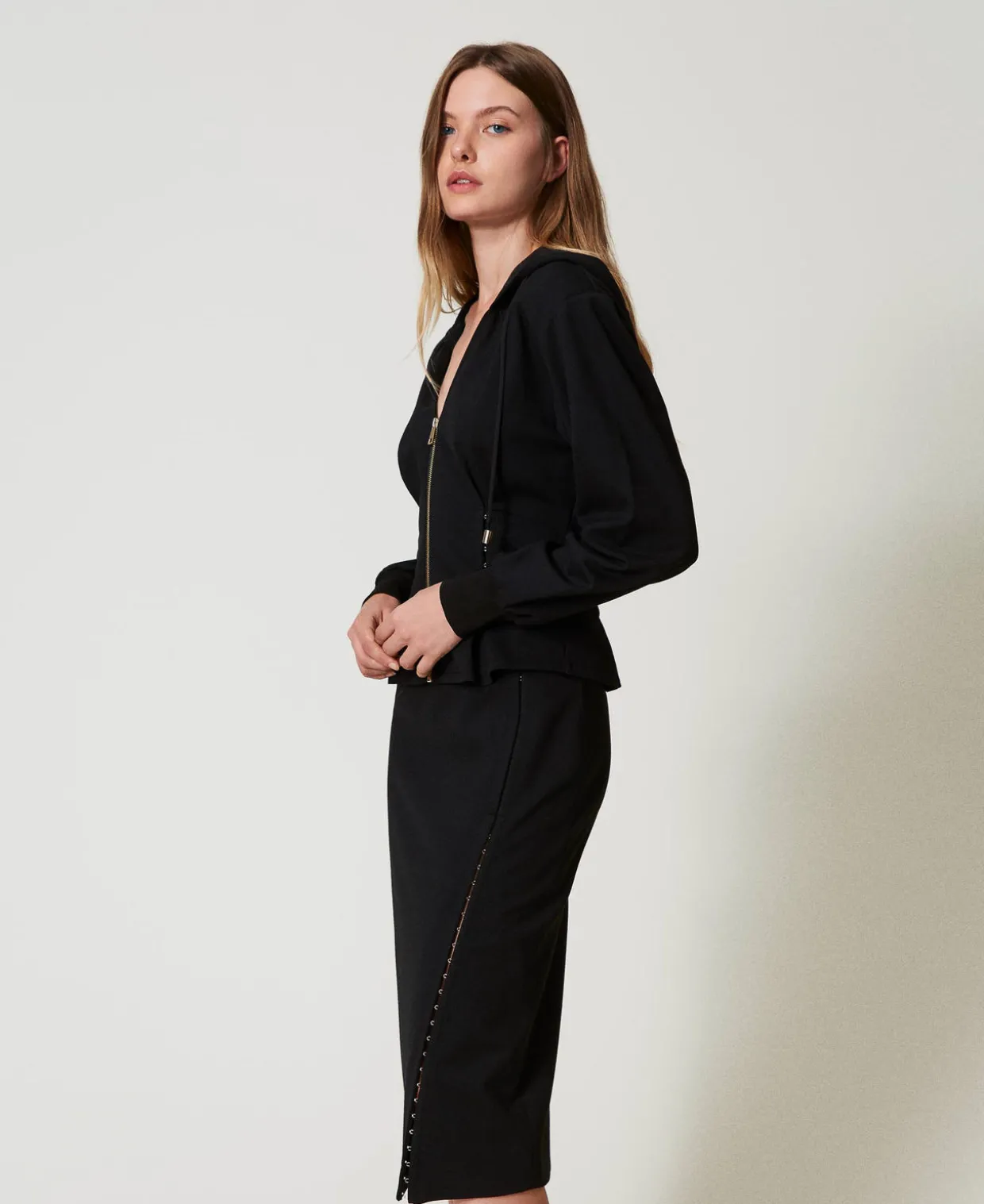 Midirock Mit Zierhäkchen