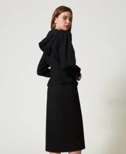 Midirock Mit Zierhäkchen