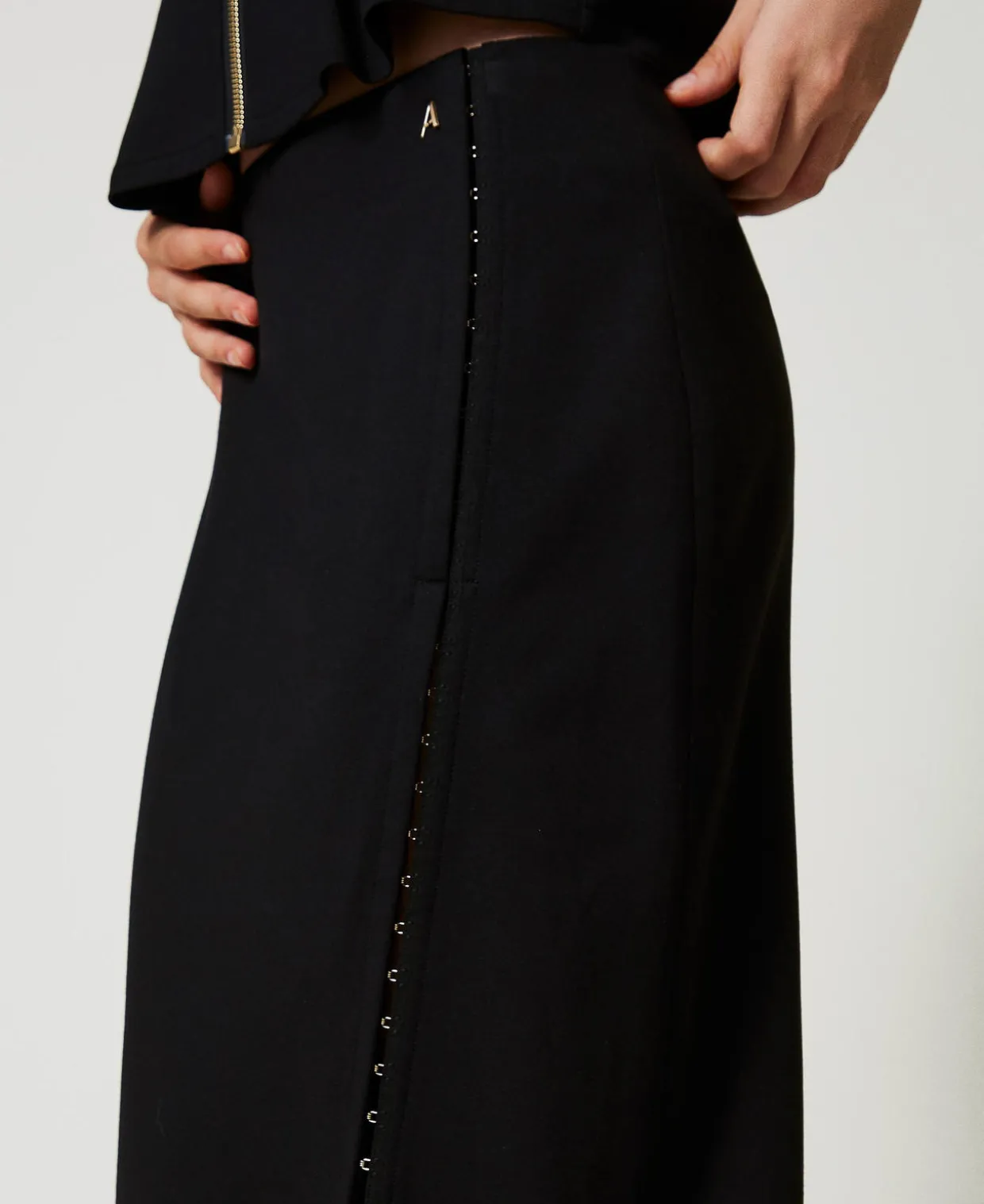 Midirock Mit Zierhäkchen