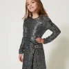 Minikleid Mit Alloverpailletten