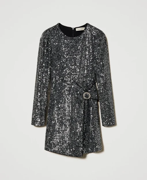 Minikleid Mit Alloverpailletten