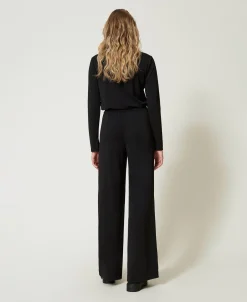 Palazzohose Aus Kreppjersey