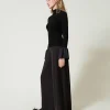Palazzohose Aus Plissiertem Georgette