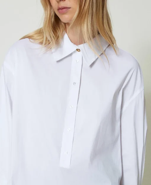 Polobluse Aus Popeline