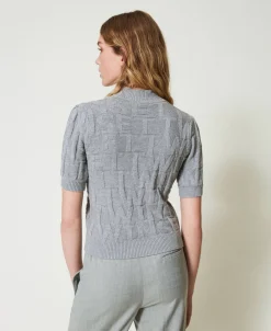 Pullover Aus Baumwolle Und Kaschmir Mit Logos