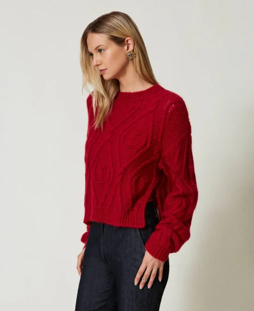 Pullover Aus Mohairmischung