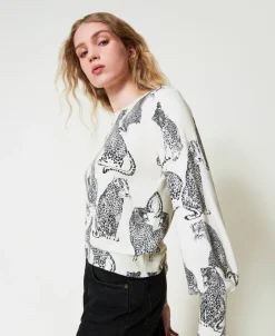 Pullover Mit Jaguarprint