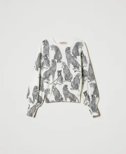 Pullover Mit Jaguarprint