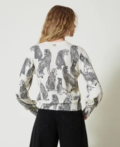 Pullover Mit Jaguarprint