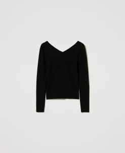 Pullover Mit Strass Im Dégradé