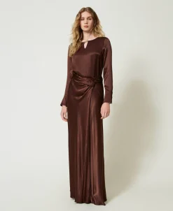 Satinbluse Mit Oval T