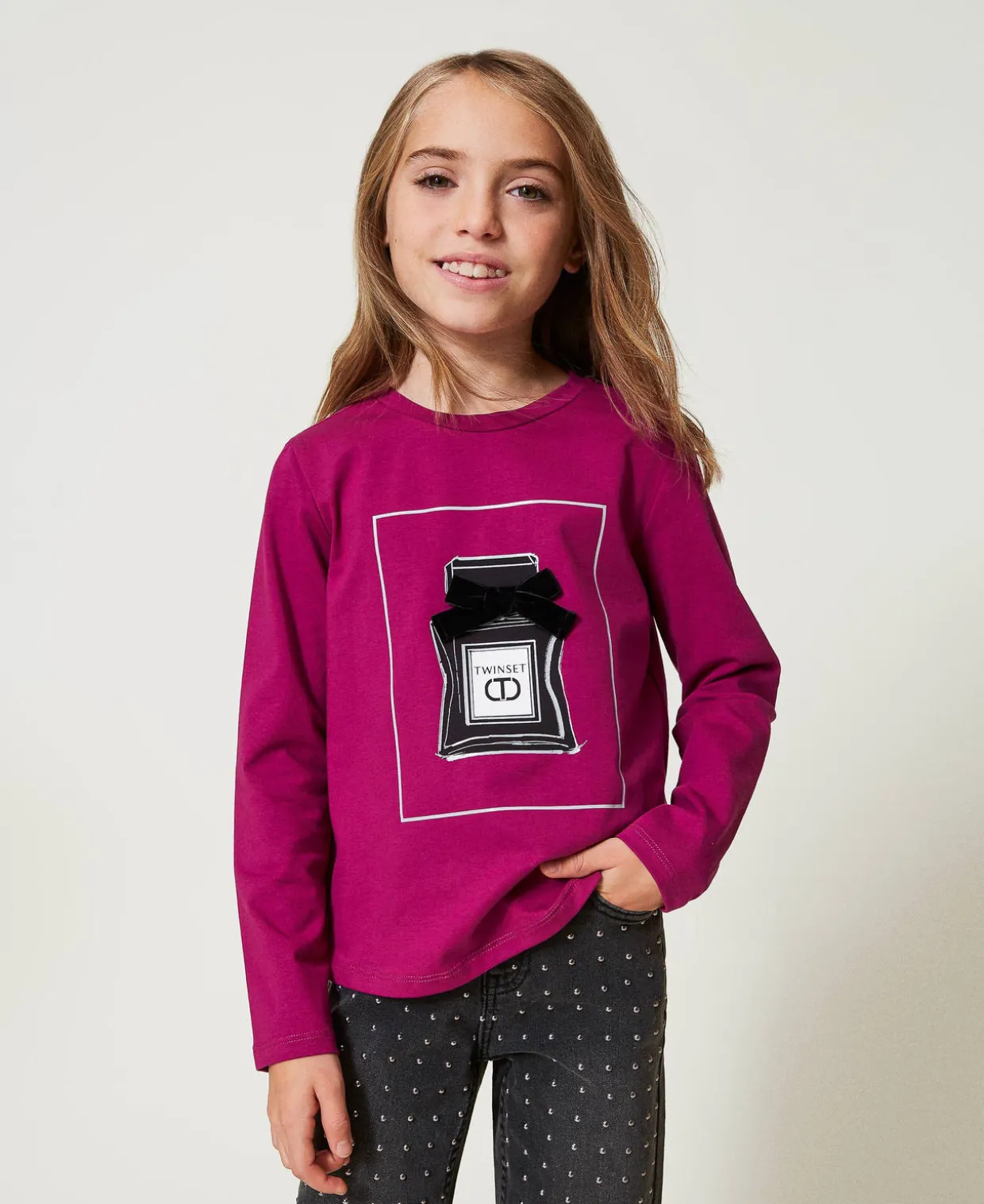 Shirt Mit Print Und Glitzer