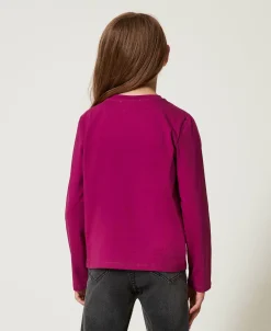 Shirt Mit Print Und Glitzer