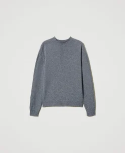 Stehkragenpullover Aus Cashmere