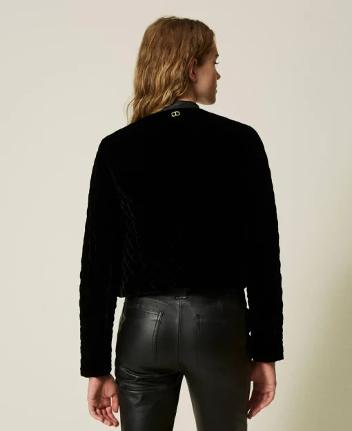 Steppjacke Aus Samt