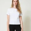 T-Shirt Im Regular-Fit Mit Mieder-Design