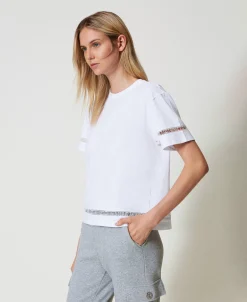 T-Shirt Im Regular-Fit Mit Sticklogo