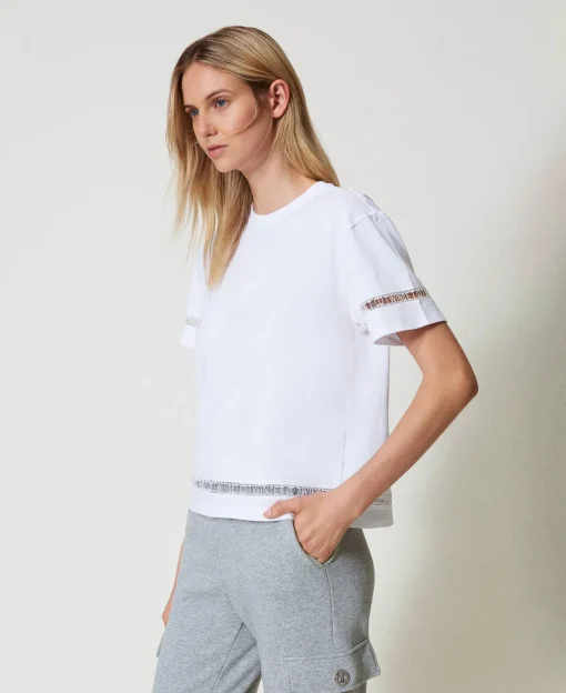 T-Shirt Im Regular-Fit Mit Sticklogo