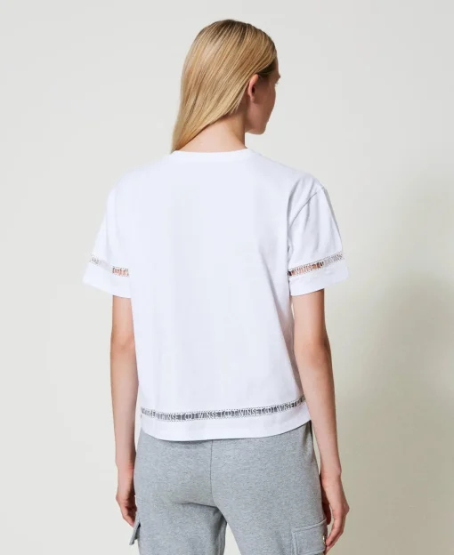 T-Shirt Im Regular-Fit Mit Sticklogo