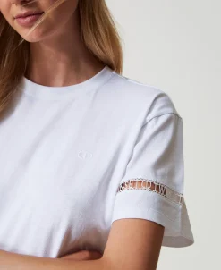 T-Shirt Im Regular-Fit Mit Sticklogo