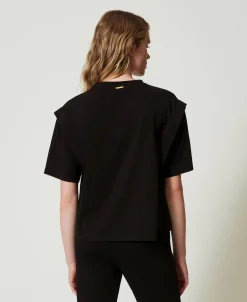 T-Shirt Mit Strass Im Dégradé