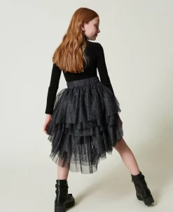 Volantrock Aus Lurextüll